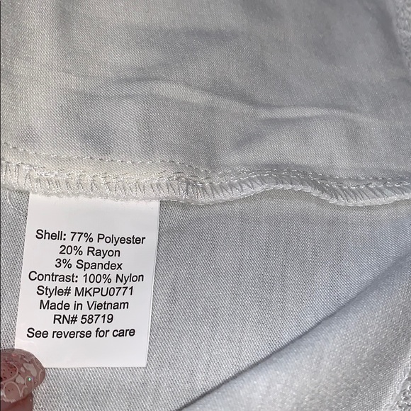 NY Collection White Lace-Front Shirt Size … - Picture 6 of 6